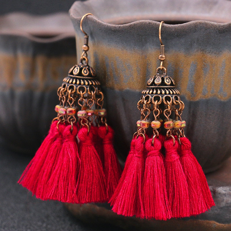 Bohemian Long Dangle Earrings
