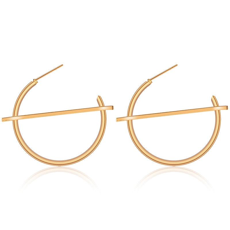 Vintage Geometric Long Dangle Earrings