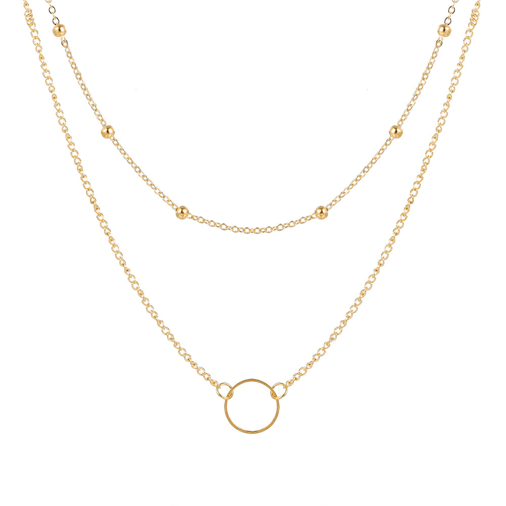 Thick Chain Toggle Clasp Necklace