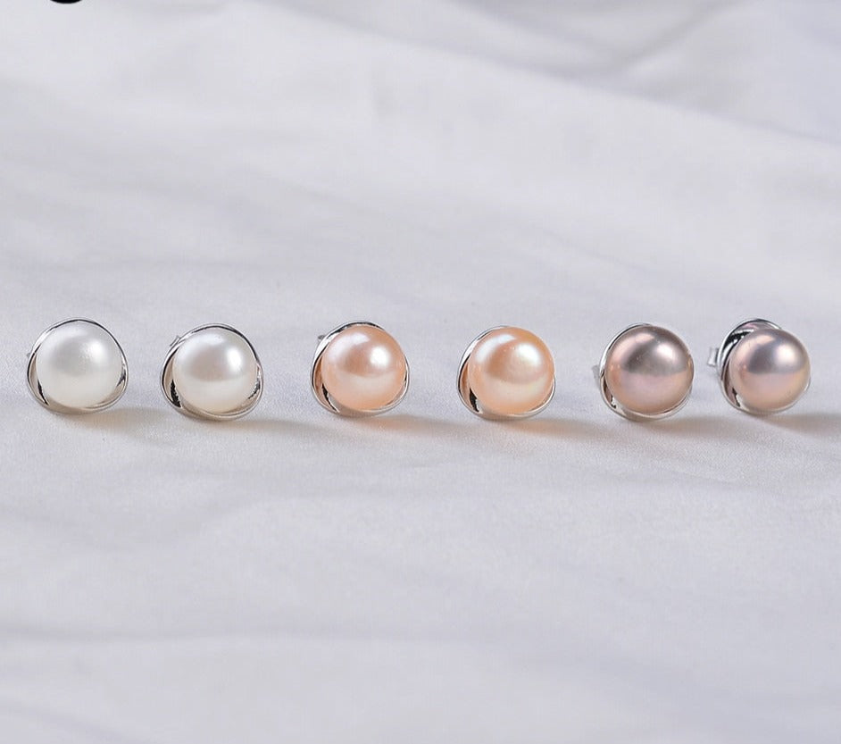 100% Genuine Natural Pearl Earrings