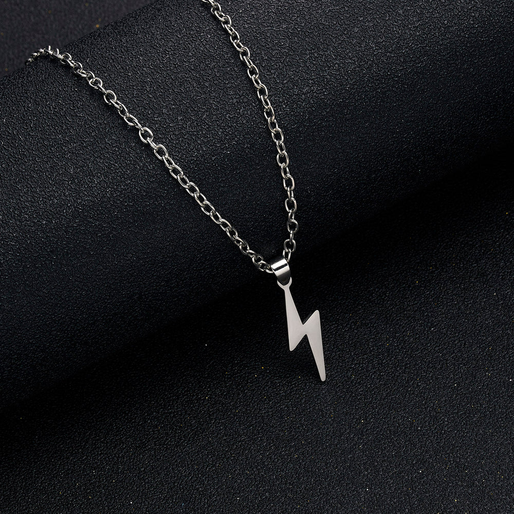 Enjoy the stylish, modern look of this stainless steel Long Chain Small Lightning Pendant Necklace! It's perfect for both men and women, and features a unique lightning modeling. The hardwearing link chain ensures long-lasting performance.