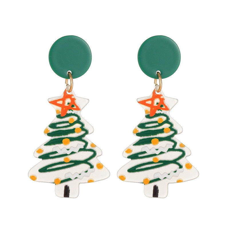 Trendy Statement Christmas Earrings