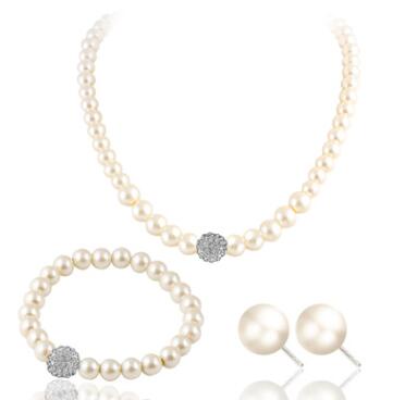 Classy Pearl Jewelry Set