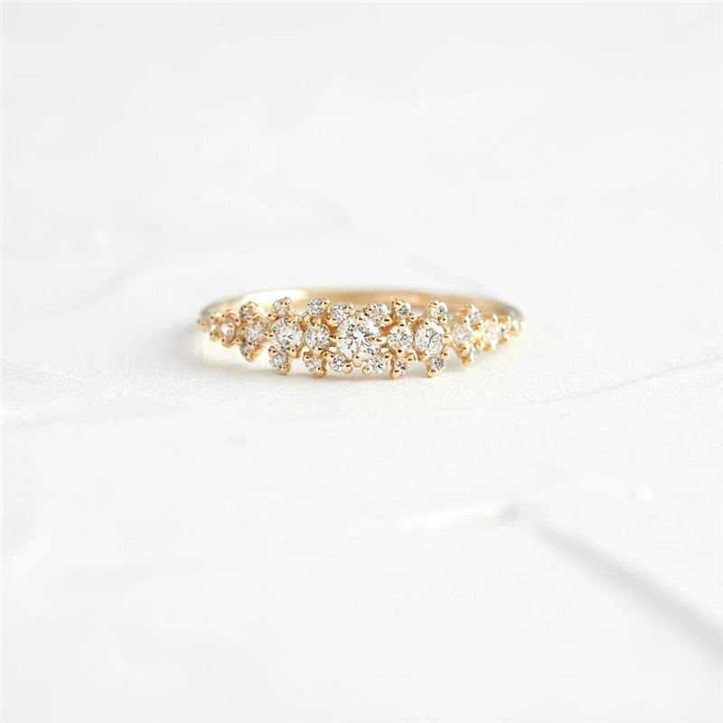 Thin Bohemia Zircon Ring