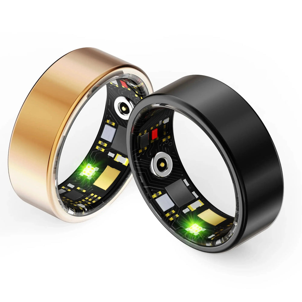 2024 New H12 Smart Ring Men Women Health Monitoring Waterproof Fitness Tracker Ring Heart Rate Blood Oxygen Sleep Health Monitor