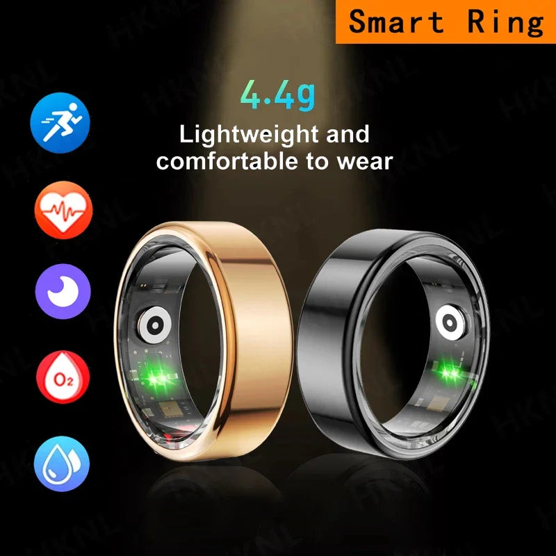 2024 For Smart Ring Multifunctional Steps Health Tracker Sleep Monitor Men Women Smart Bluetooth Ring For IOS Android