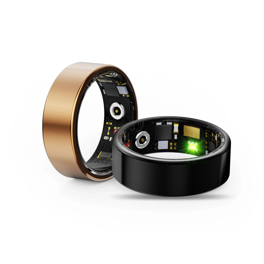 2024 New H12 Smart Ring Men Women Health Monitoring Waterproof Fitness Tracker Ring Heart Rate Blood Oxygen Sleep Health Monitor