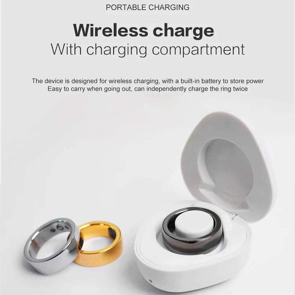 Introducing the latest SR300 Smart Ring for Men and Women in 2024, designed to monitor heart rate, blood pressure, blood oxygen levels, temperature, and sleep patterns to promote health and fitness.