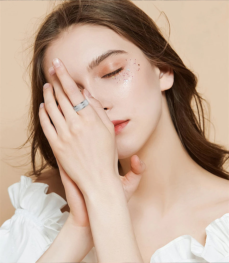 Smart Ring Men Women IP68 Waterproof Heart Rate Blood Oxygen Sleep Health Monitor Sport Fitness Health Ring