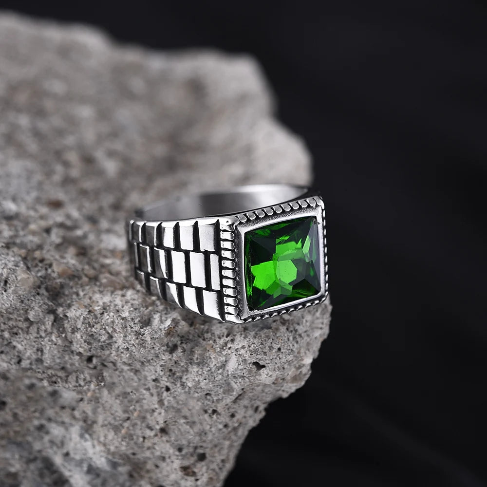 Men's High Quality 316LStainless Steel Watchband Rings Classic Fashion Trend Jewelry Product