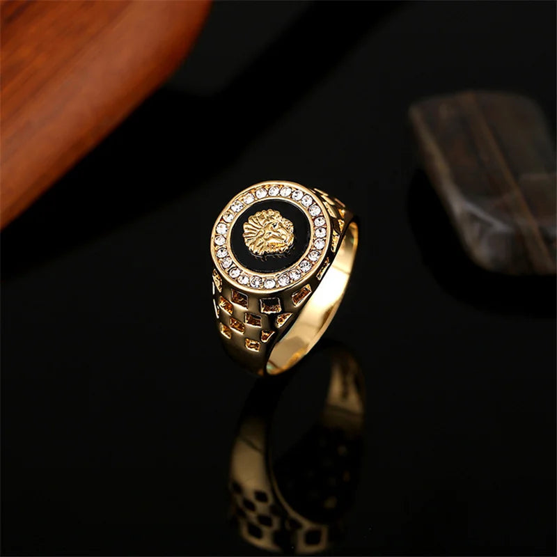 The unique and artistic Medusa Ring designed for men, featuring a captivating Zircon inlay. This fashion-forward piece exudes a bold and dominant aura, making it a perfect choice for those who embrace the punk style. It also serves as an ideal gift option for those seeking wholesale jewelry with a touch of creativity.