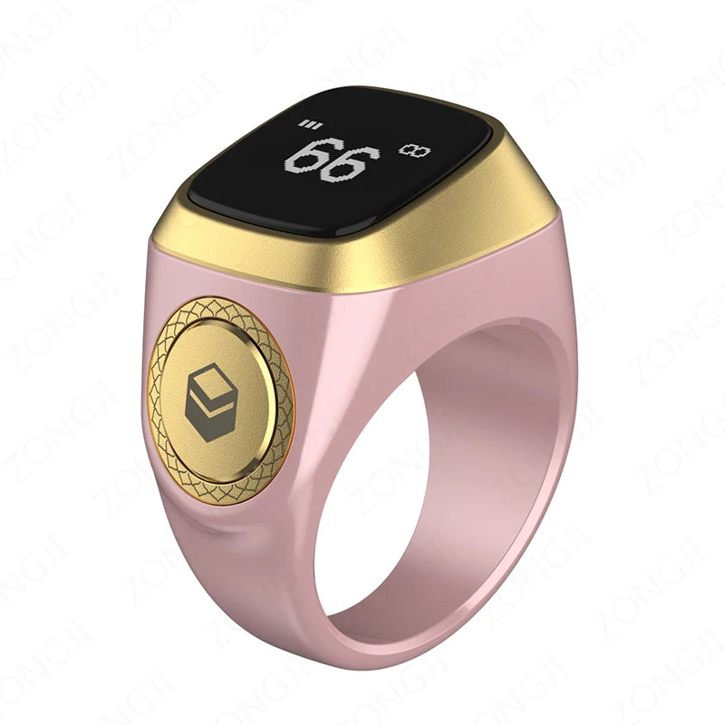 The 2024 Smart Zikr Ring is a digital counter designed for Muslims to keep track of their tasbih tally during prayer time. 2. This electronic device provides vibration reminders and is waterproof for added convenience and durability.