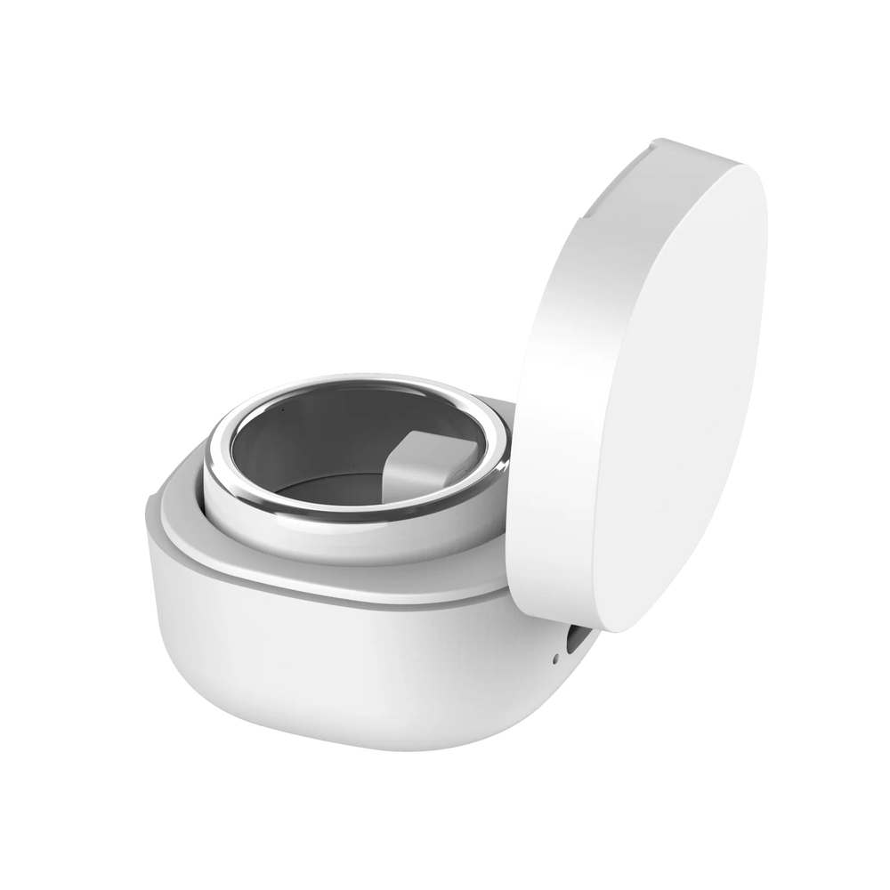 Enhance your active lifestyle with the Smart Ring, a waterproof and touch-sensitive wearable that tracks body temperature. This mini lifestyle accessory comes with a charging case for added convenience.