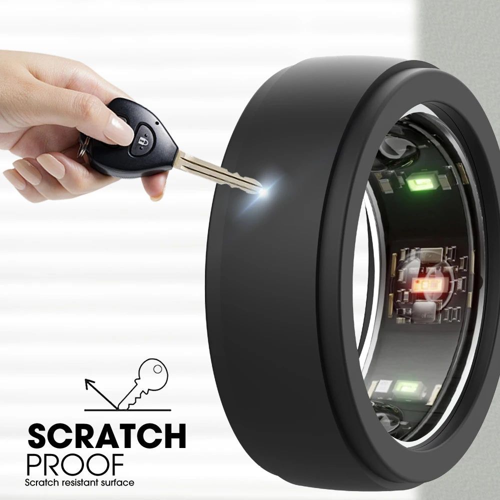 Ring Cover for Oura Ring/Galaxy Ring Anti-Scratch Elastic Silicone Rings Protector for Samsung Galaxy Smart Rings Cover S/M Size