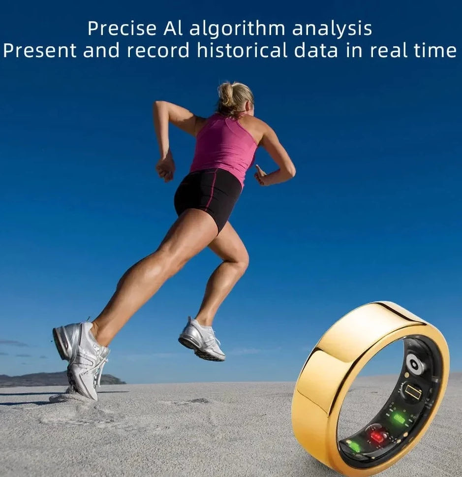 The smart ring, also known as an intelligent ring, is a fitness tracker that monitors your heart rate, blood oxygen levels, and sleep patterns. It is a wearable device that provides valuable health insights in the form of a ring.