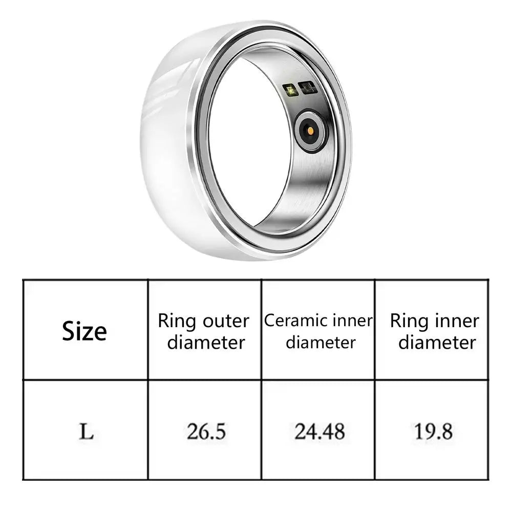 Introducing the latest innovation in wearable technology, the 2024 Smart Ring. This multi-functional smart touch ring is designed to enhance your lifestyle with its mini size and convenient body temperature tracking feature. It also comes with a charging case for easy recharging.