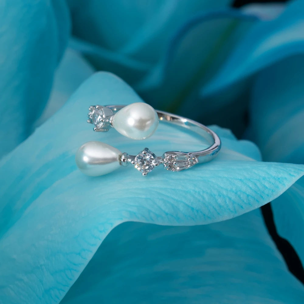 Pearl JewelrySets for Women Cubic Zircon Set Full Jewellery Woman Saudi Arabia Wedding Party Dress Suit Accessory