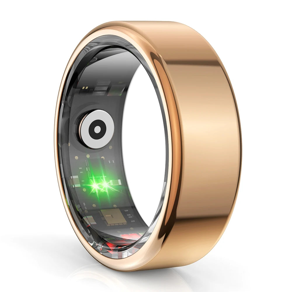 This smart ring is made with a military-grade titanium steel shell and offers health monitoring capabilities. It is also IP68 and 3ATM waterproof, making it suitable for various water activities. Additionally, it features multi-sport modes for tracking different types of exercises.