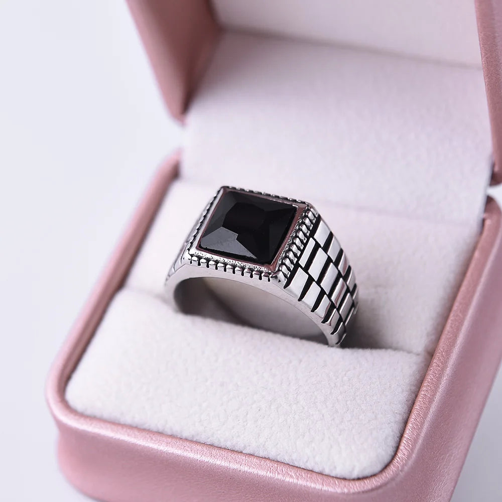 Men's High Quality 316LStainless Steel Watchband Rings Classic Fashion Trend Jewelry Product