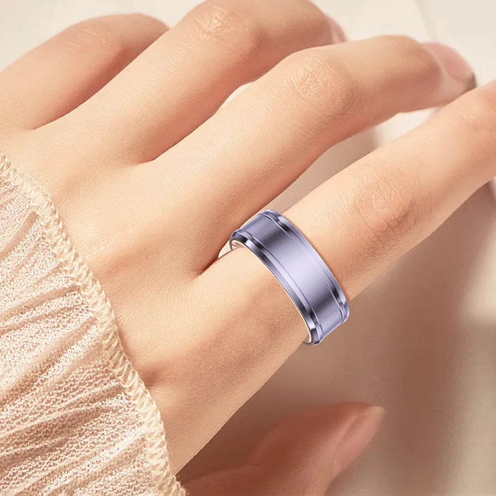 R3 Smart Ring Electronic Bluetooth Ring Waterproof Health Tracker Heart Rate Blood Pressure Blood Oxygen Monitor for Women Men