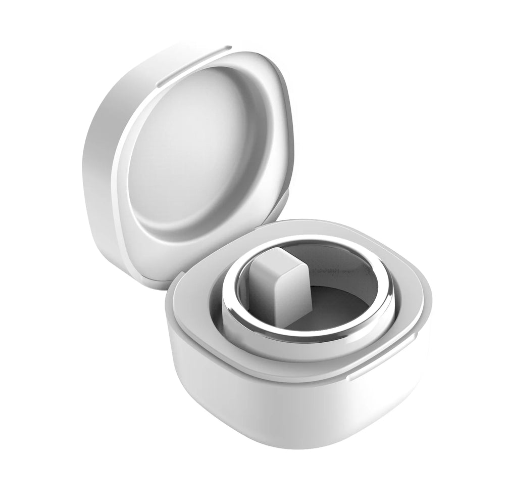 Enhance your active lifestyle with the Smart Ring, a waterproof and touch-sensitive wearable that tracks body temperature. This mini lifestyle accessory comes with a charging case for added convenience.