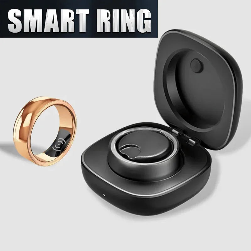 2024 New Smart Health Ring Fitness Tracker Sleep Blood Pressure Heart Rate Monitor For ZTE Nubia RedMagic 6S Pro Cubot P60