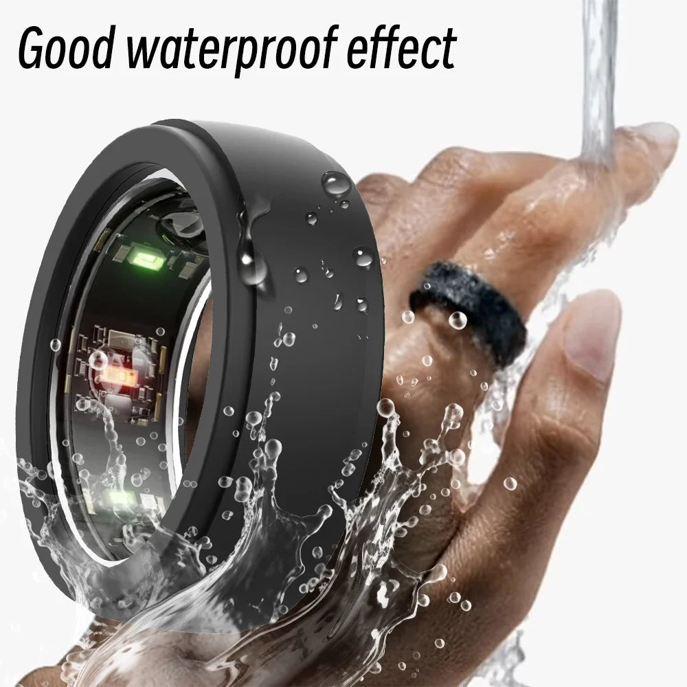 Silicone Protective Cover for Samsung Galaxy Ring Anti-Scratch Sports Elastic Ring Protectors Anti-Drop Smart Ring Skin Cover