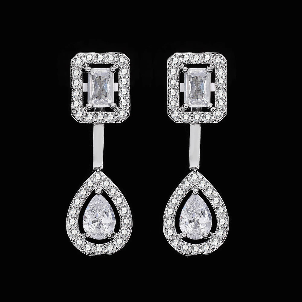 2024 New 4-piece Jewelry Set with Cubic Zirconia, Suitable for Women's Wedding Party Wedding Accessories Dubai, Saudi Arabia