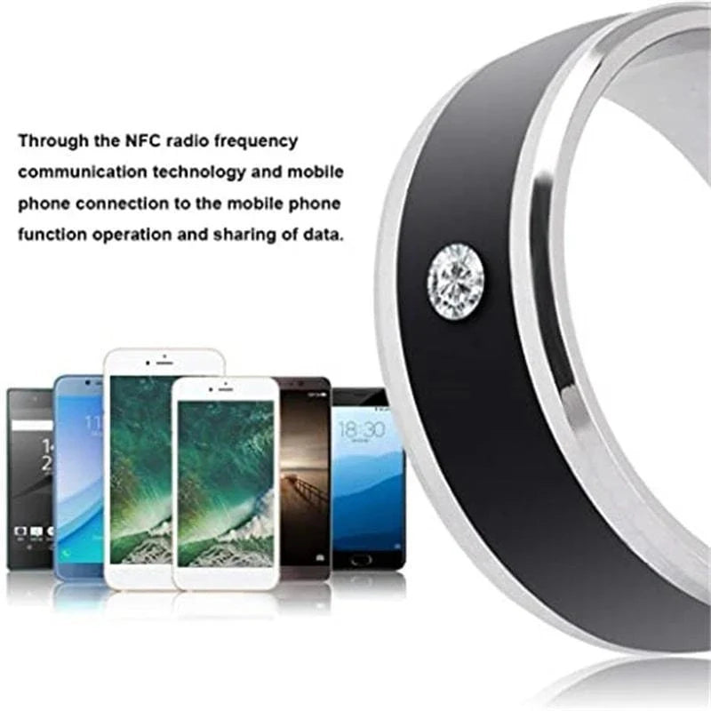 Smart Ring Wearable Technology Waterproof Unisex NFC Phone Smart Accessories For Couples 6-13
