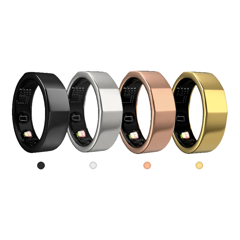 Experience the cutting-edge technology of the Titanium Dark Mobile App Integration Smart Ring, a fashionable and health-focused accessory. With its high-quality technology and verified app control, this smart ring seamlessly integrates with your mobile device, offering a unique and innovative user experience.