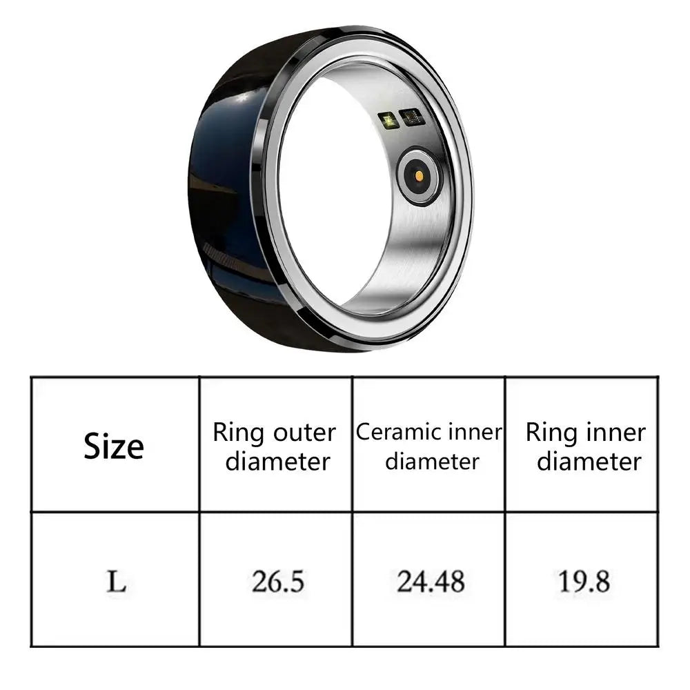 Introducing the latest innovation in wearable technology, the 2024 Smart Ring. This multi-functional smart touch ring is designed to enhance your lifestyle with its mini size and convenient body temperature tracking feature. It also comes with a charging case for easy recharging.
