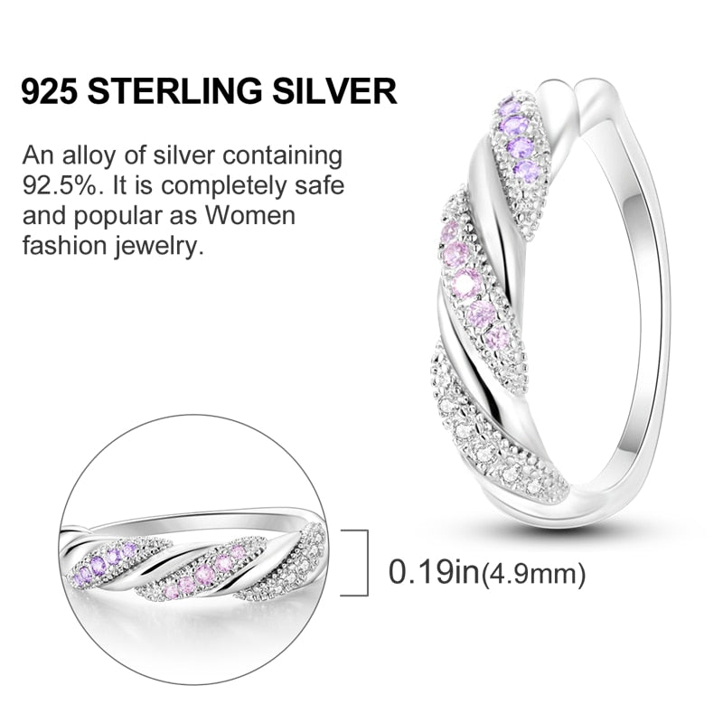 Star Moon 925 Sterling Silver Ring