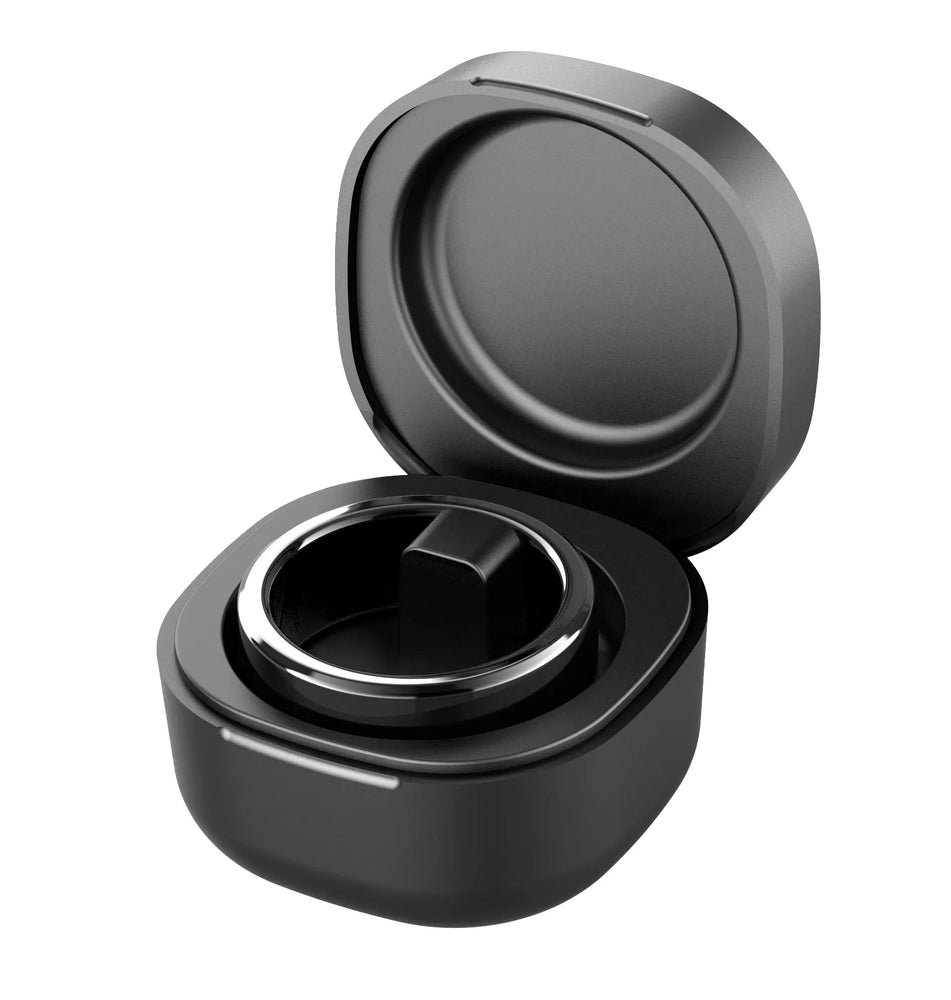 Enhance your active lifestyle with the Smart Ring, a waterproof and touch-sensitive wearable that tracks body temperature. This mini lifestyle accessory comes with a charging case for added convenience.