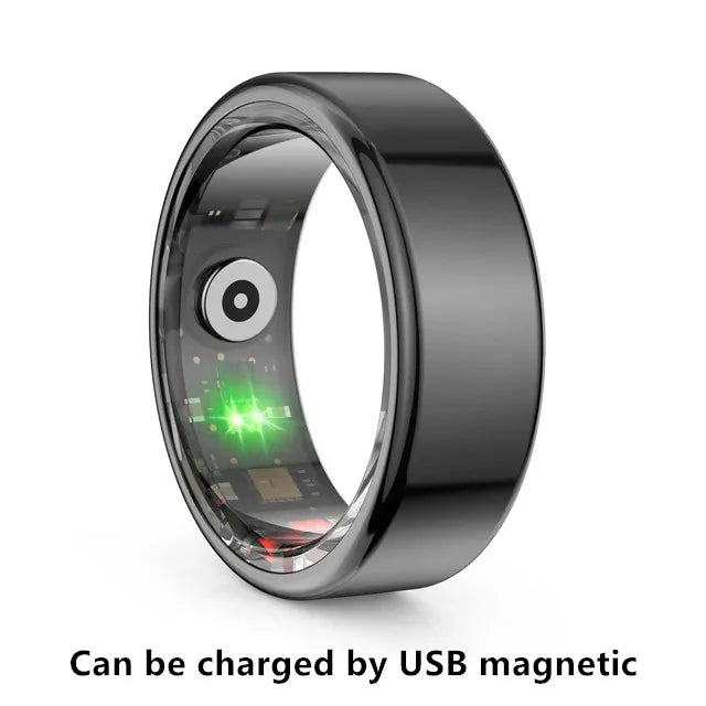 2024 R02 Smart Ring Health Monitor Men Women Smart Rings Heart Rate Blood Oxygen Sleep Waterproof Multifunctional Finger Ring