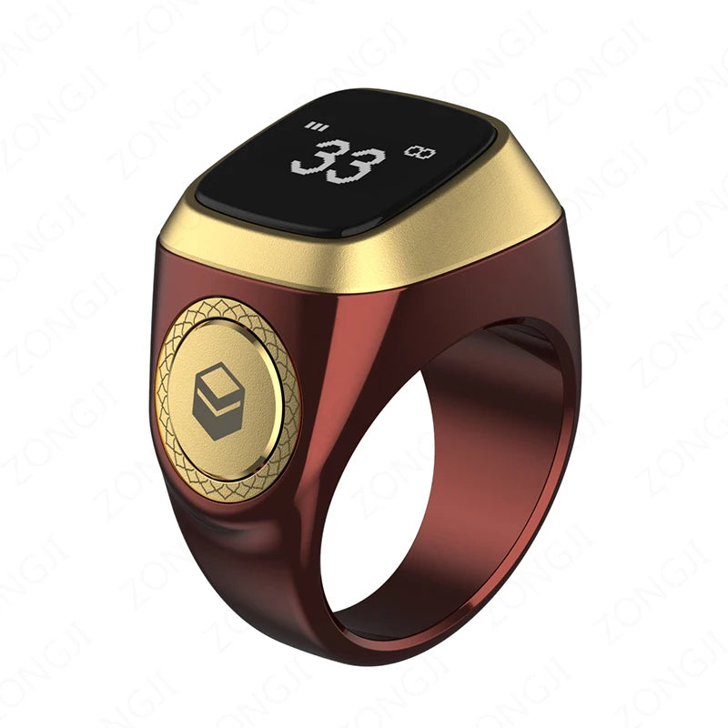 The 2024 Smart Zikr Ring is a digital counter designed for Muslims to keep track of their tasbih tally during prayer time. 2. This electronic device provides vibration reminders and is waterproof for added convenience and durability.