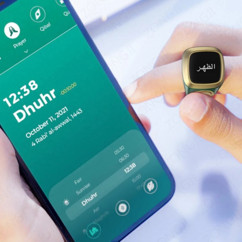 The 2024 Smart Zikr Ring is a digital counter designed for Muslims to keep track of their tasbih tally during prayer time. 2. This electronic device provides vibration reminders and is waterproof for added convenience and durability.