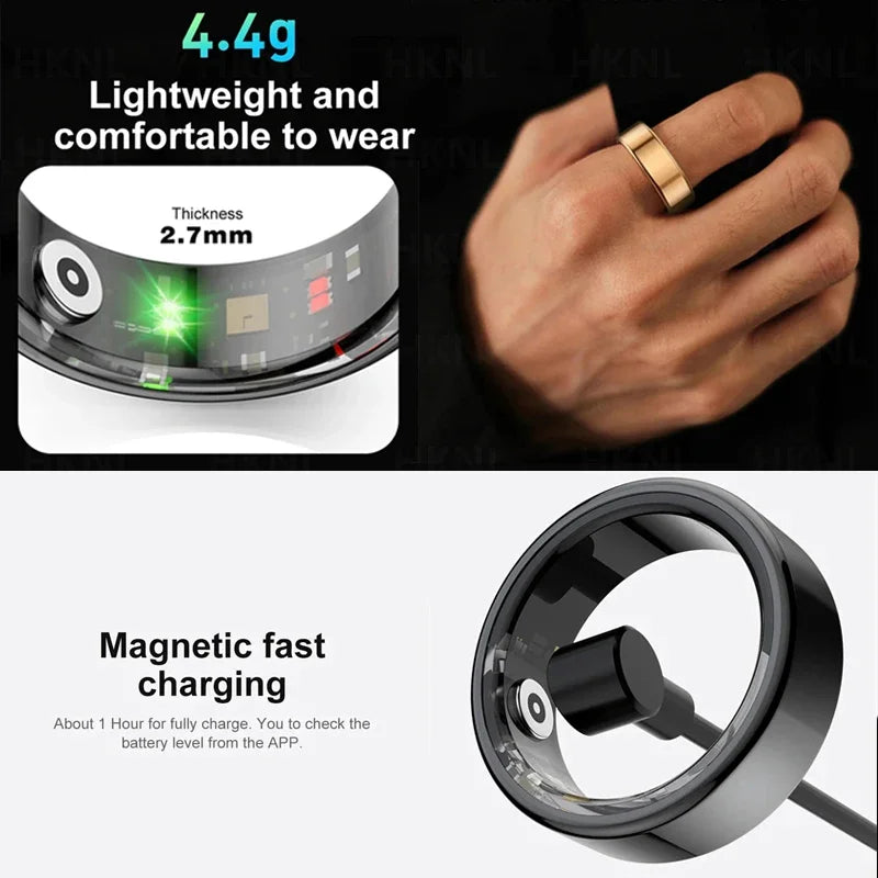 2024 For Smart Ring Multifunctional Steps Health Tracker Sleep Monitor Men Women Smart Bluetooth Ring For IOS Android