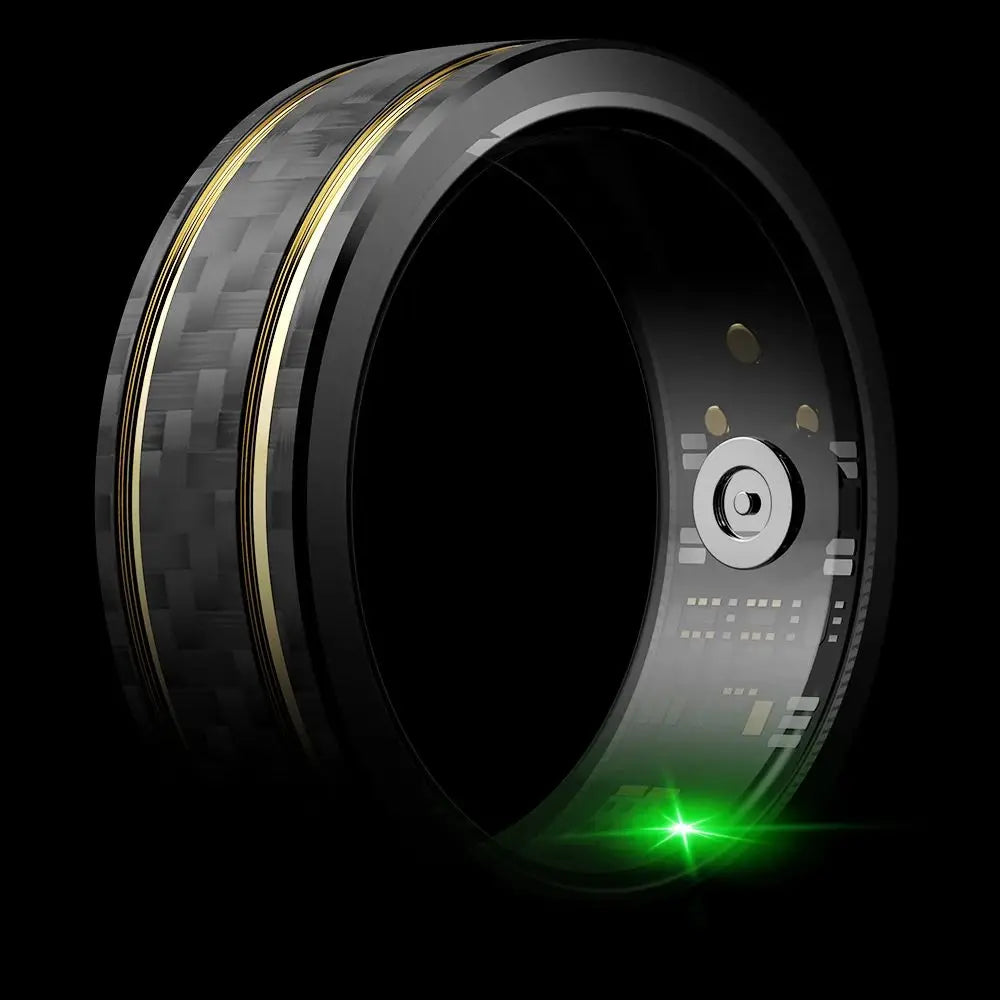 2024 W8 Smart Ring Men Women, Heart Rate and Blood Oxygen Monitor IP68 & 5ATM Waterproof Multi-sport Mode Sleep Monitor Rings