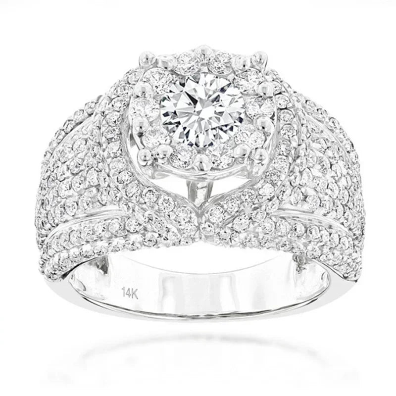 Men's copper rings in a trendy hip hop style featuring iced out bling pave cubic zirconia and geometric ring charms are available.