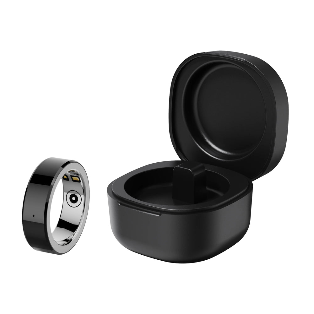 Enhance your active lifestyle with the Smart Ring, a waterproof and touch-sensitive wearable that tracks body temperature. This mini lifestyle accessory comes with a charging case for added convenience.